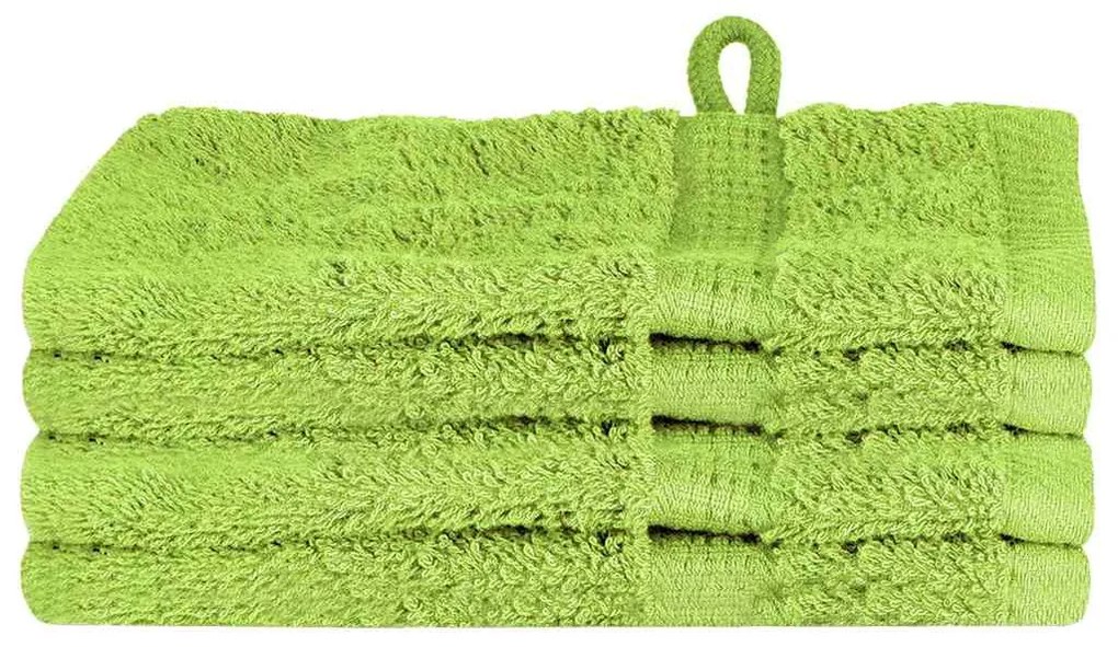 vidaXL Πετσέτες Προσώπου SOLUND 4 pcs Λαχανί Βαμβάκι