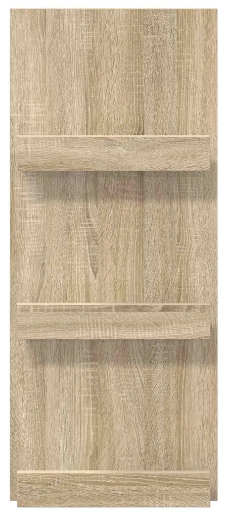 vidaXL Ράφι Περιοδικών Δρύς Sonoma 51 x 11 x 102 εκ Επεξεργασμένο ξύλο