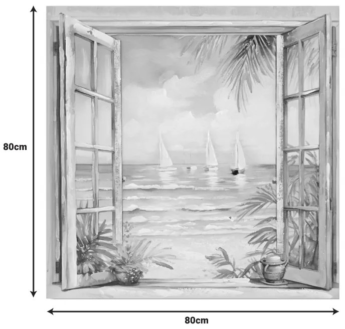 ΠΙΝΑΚΑΣ ΣΕ ΚΑΜΒΑ DEIVE Ι  INART 80X3X80ΕΚ