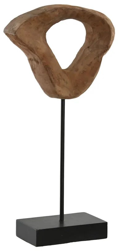 Διακοσμητική Φιγούρα Home ESPRIT Καφέ Μαύρο Σύγχρονη 22 X 9 X 44 CM