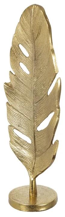 Artekko Διακοσμητικό Γλυπτό (35.6x12.7x8.9)cm από Φύλλα Χρυσού με Στρογγυλή Βάση
