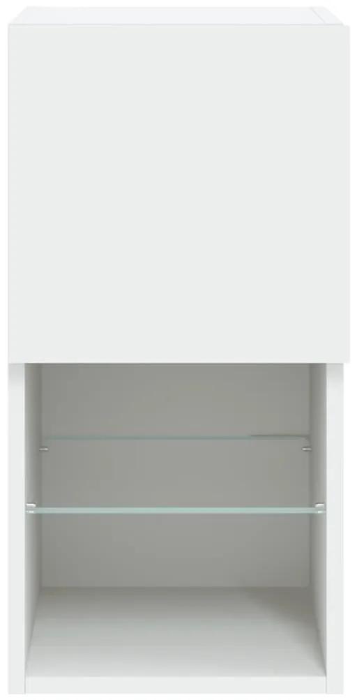 Ντουλάπι Τηλεόρασης με LED Λευκό 30,5 x 30 x 60 εκ. - Λευκό