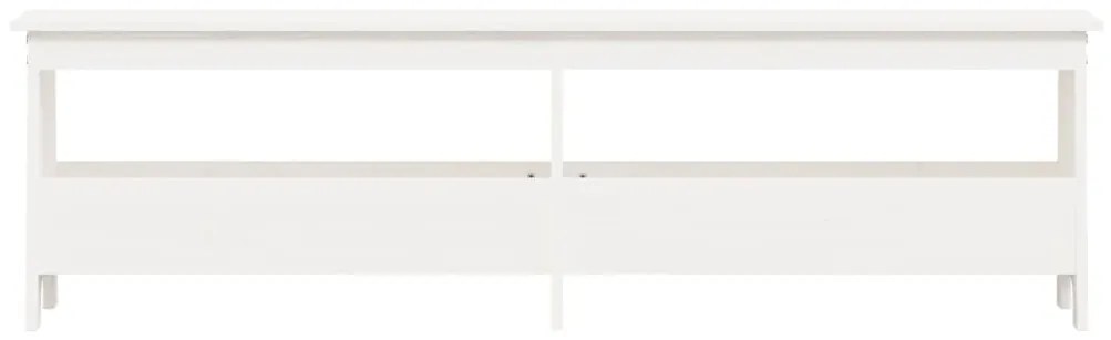 vidaXL Παγκάκι Χολ Λευκό 160x28x45 εκ. από Μασίφ Ξύλο Πεύκου