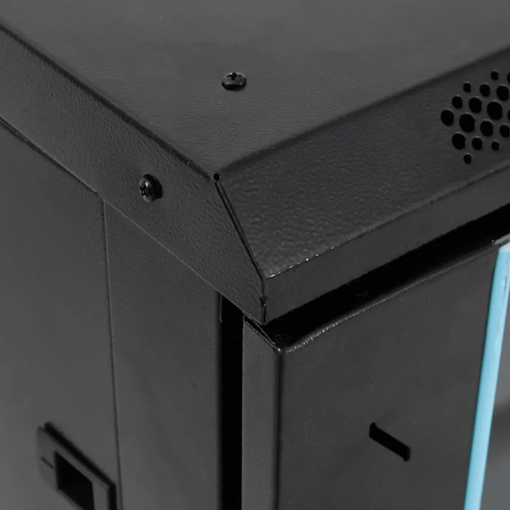 vidaXL Καμπίνα Δικτύου με Περιστ. Πόδια 15U 19" IP20 53x40x80 εκ.