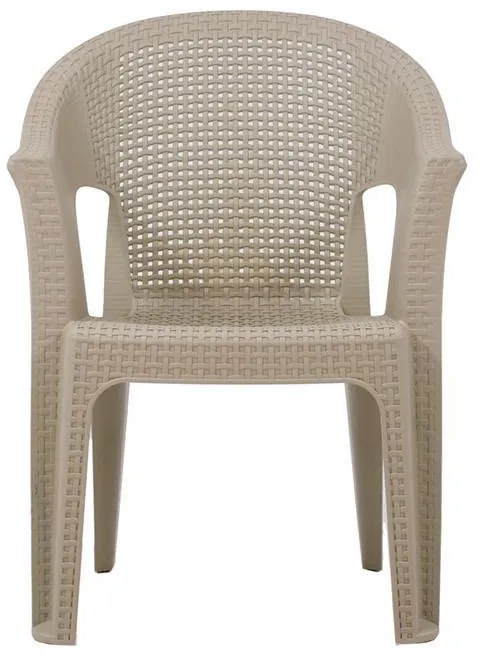 Καρέκλα Melina Fylliana Μπέζ 62x43x86 εκ. 62x43x86 εκ.