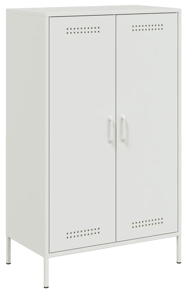 Ντουλάπι Λευκό 68x39x113 εκ. από Ατσάλι 842969