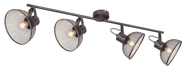 Φωτιστικό Οροφής Globo Lighting Moniga 54325-4 Γκρι