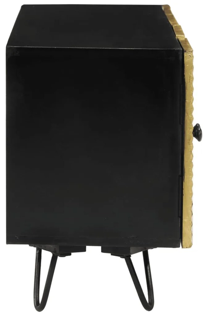 vidaXL Έπιπλο Τηλεόρασης 110 x 30 x 45 εκ. από Μασίφ Ξύλο Μάνγκο