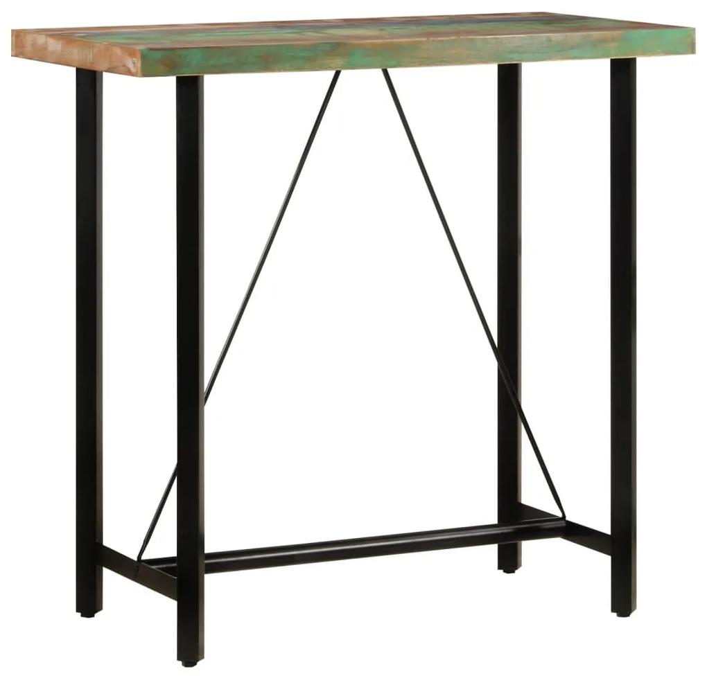 Τραπέζι Μπαρ 110x55x107 εκ. Μασίφ Ανακυκλωμένο Ξύλο &amp; Σίδηρο