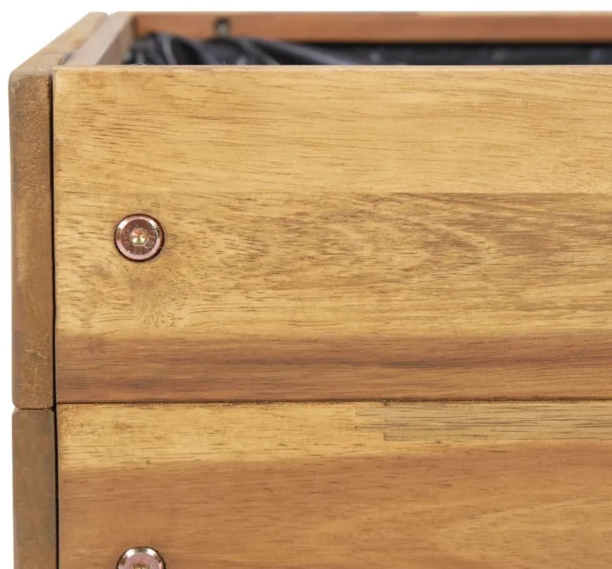 vidaXL Ζαρντινιέρα Υπερυψωμένη 50 x 40 x 45 εκ. από Μασίφ Ξύλο Ακακίας