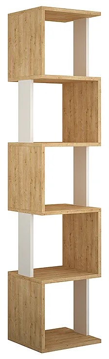 ΒΙΒΛΙΟΘΗΚΗ PIRI MEGAPAP ΧΡΩΜΑ ΦΥΣΙΚΟ ΟΞΙΑΣ/ΛΕΥΚΟ 35X30X161ΕΚ.