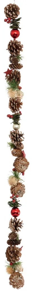 Χριστουγεννιάτικη Γιρλάντα 100εκ. A-S Wood Pinecone 195556
