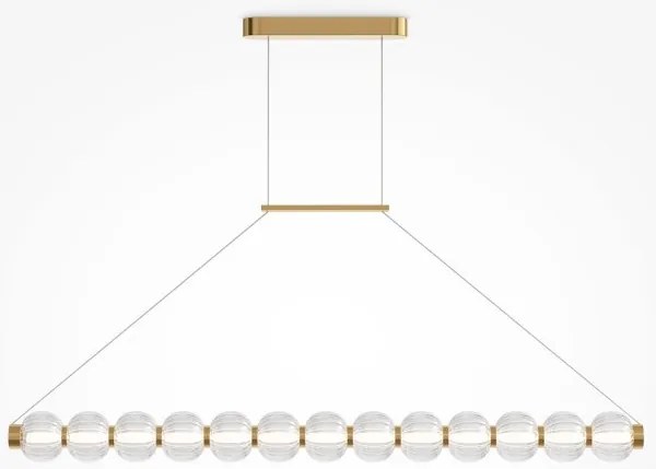 Κρεμαστό Φωτιστικό Οροφής LED 22W Χρυσό Γυαλί Amulet MOD555PL-L18G3K Maytoni-MOD555PL-L18G3K-Χρυσό MOD555PL-L18G3K