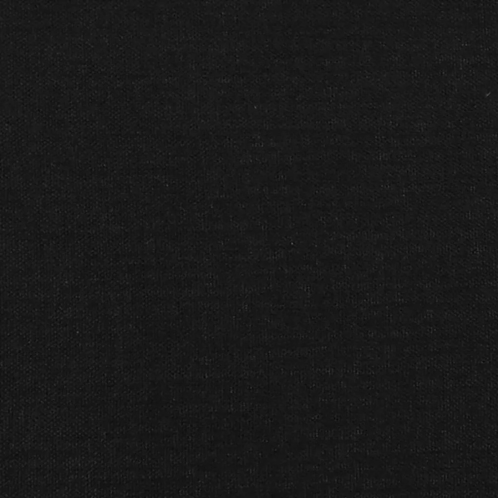 Κρεβάτι Boxspring με Στρώμα & LED Μαύρο 120x190 εκ. Υφασμάτινο 3270220
