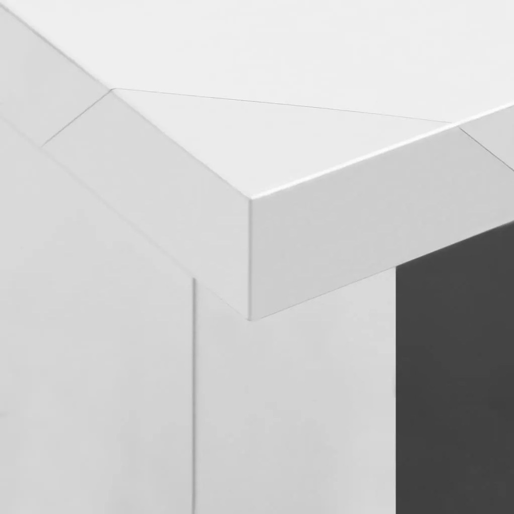 vidaXL Ερμάριο Τοίχου 150 x 40 x 50 εκ. Ανοξείδωτο Ατσάλι
