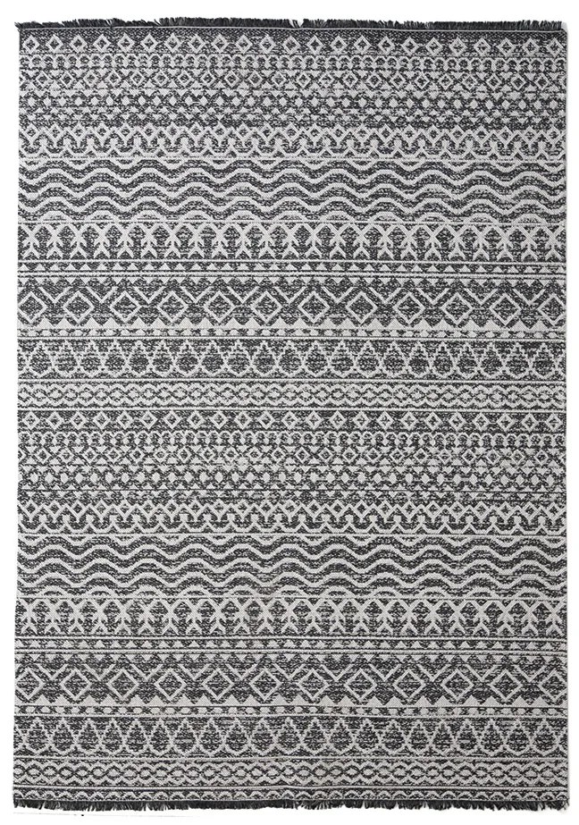 Χαλί All Season (127x190) Royal Carpet Casa Cotton 22077 Black
