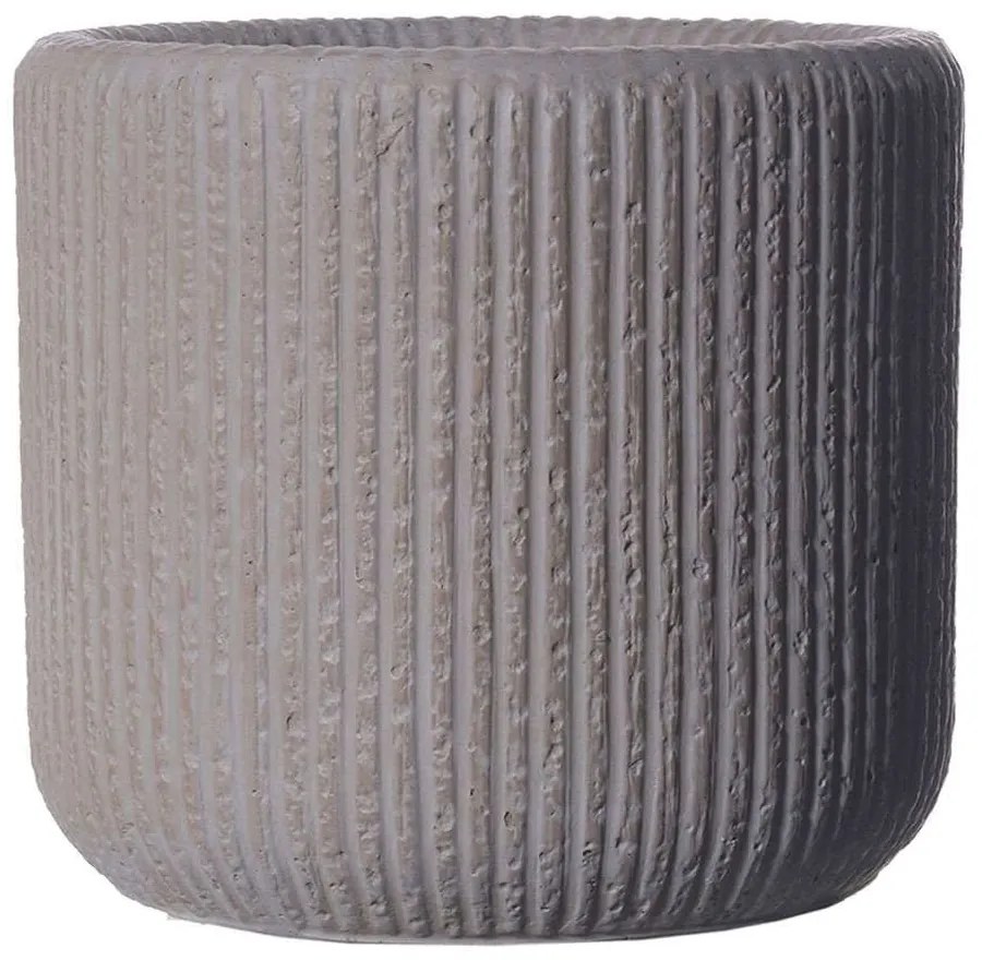Κασπώ Πήλινο Stripe A-8170-8 27x27x25cm Brown Supergreens Clay