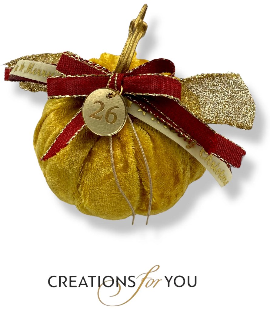 Κολοκύθα Κίτρινο μουσταρδί βελούδινη μεσαία - Ασημί