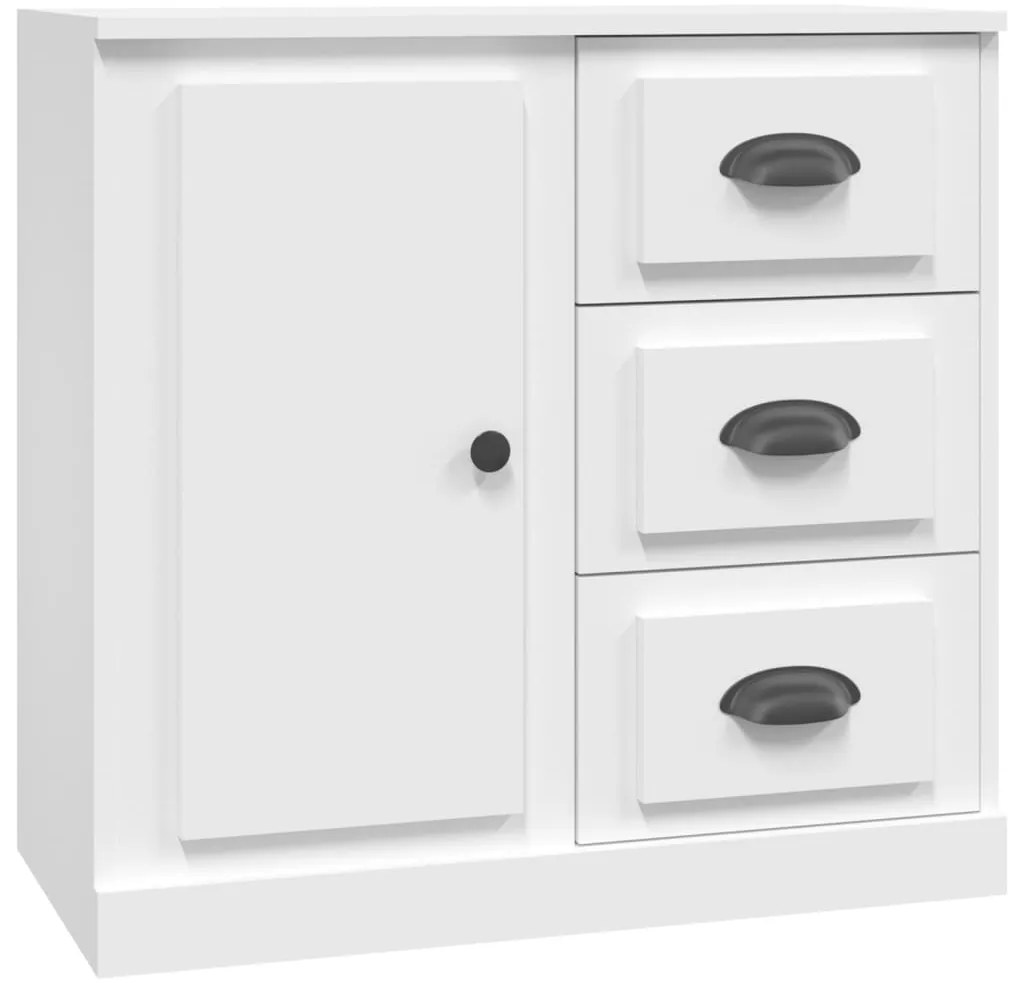 vidaXL Ντουλάπι Λευκό 70 x 35,5 x 67,5 εκ. από Επεξεργασμένο Ξύλο