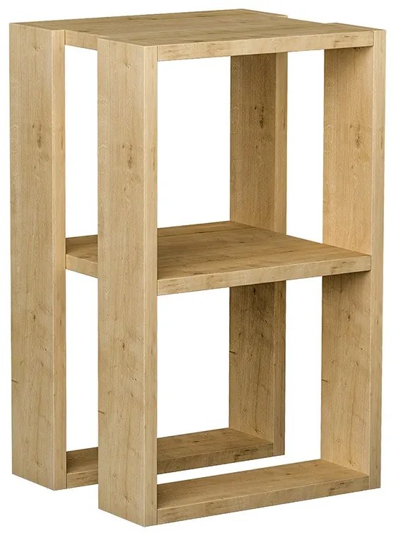 Κομοδίνο Passion pakoworld oak 34x30x55εκ (1 τεμάχια)