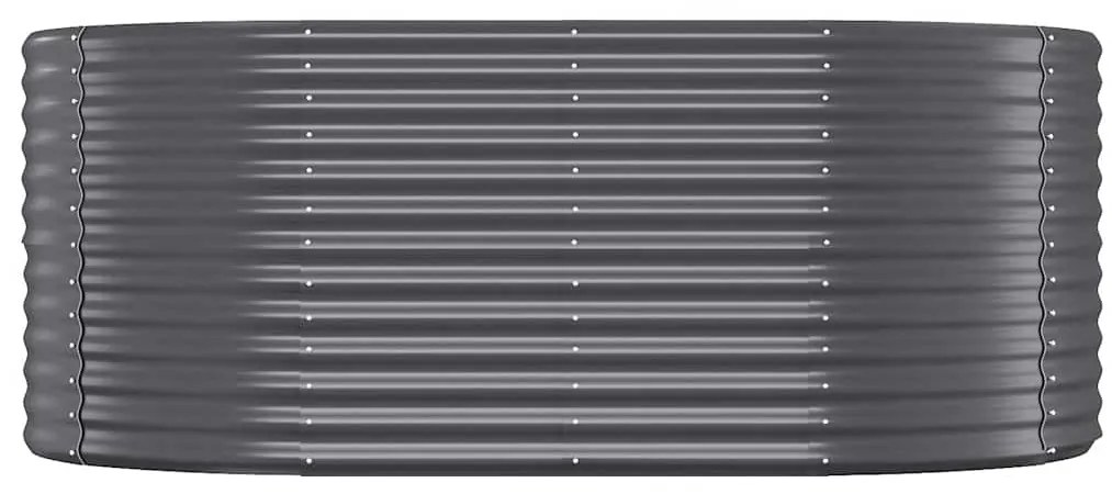 vidaXL Ζαρντινιέρα Ανθρακί 175x100x68εκ Γαλβανισμένος χάλυβας