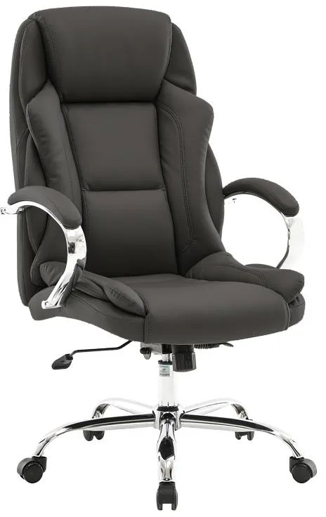 Καρέκλα γραφείου διευθυντή Verxian μαύρο pu 70x68x116εκ 70x68x116 εκ.