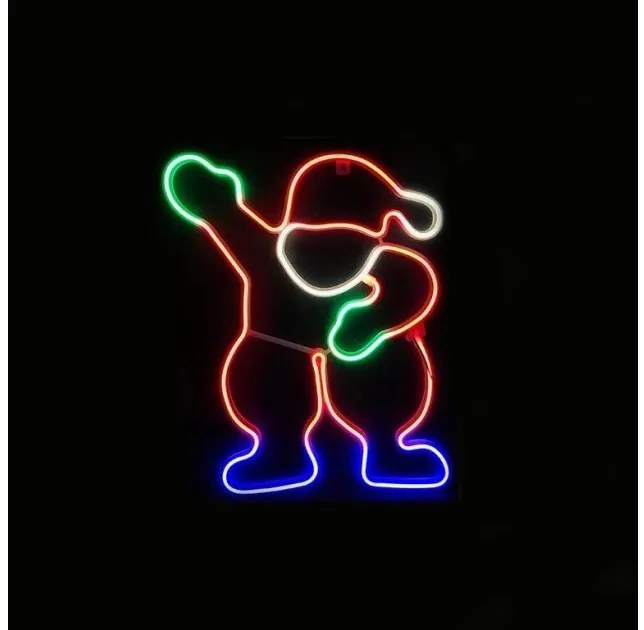 Χριστουγεννιάτικος Άγιος Βασίλης NEON LED IP44 39X54CM X083003418 ACA-X083003418-Κόκκινο X083003418