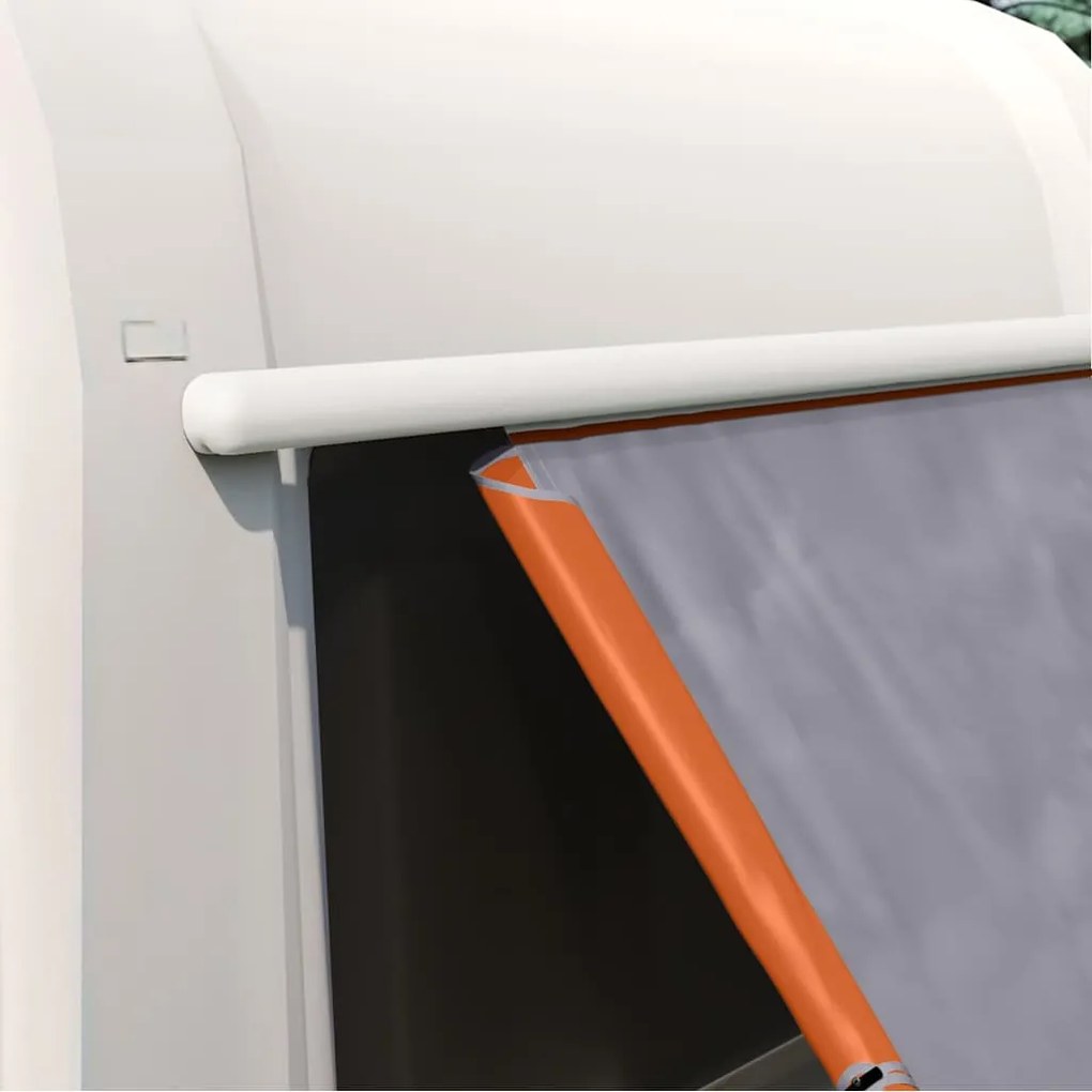 vidaXL Σκηνή με στέγη Άλλο Γκρι και Πορτοκαλί 140 / 190 x 150 x 185 εκ