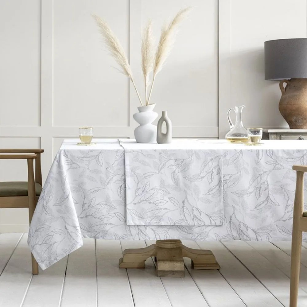 Runner Florelia Grey Nima 50x160 Βαμβάκι-Πολυέστερ