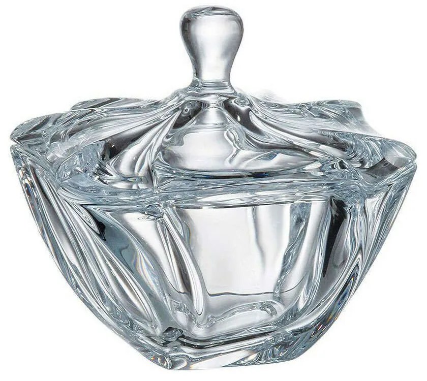Φοντανιέρα Με Καπάκι Neptune CTB02200303 19cm Κρυστάλλινη Clear Βοημίας Crystal