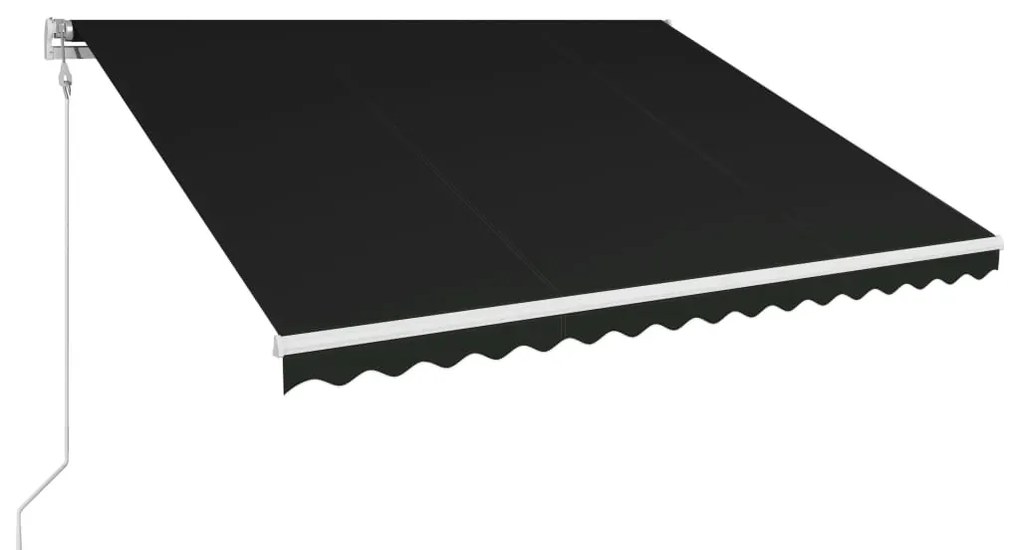 vidaXL Τέντα Συρόμενη Αυτόματη Ανθρακί 450 x 300 εκ.