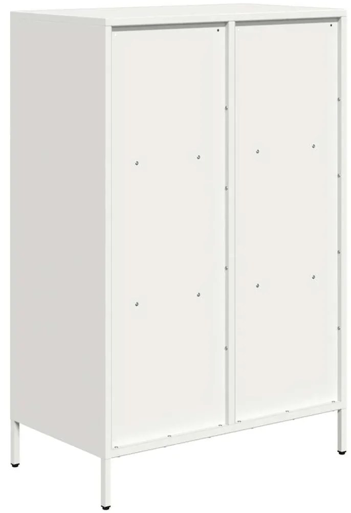 Ντουλάπα Λευκό 68x39x103,5 εκ. από Χάλυβα - Λευκό