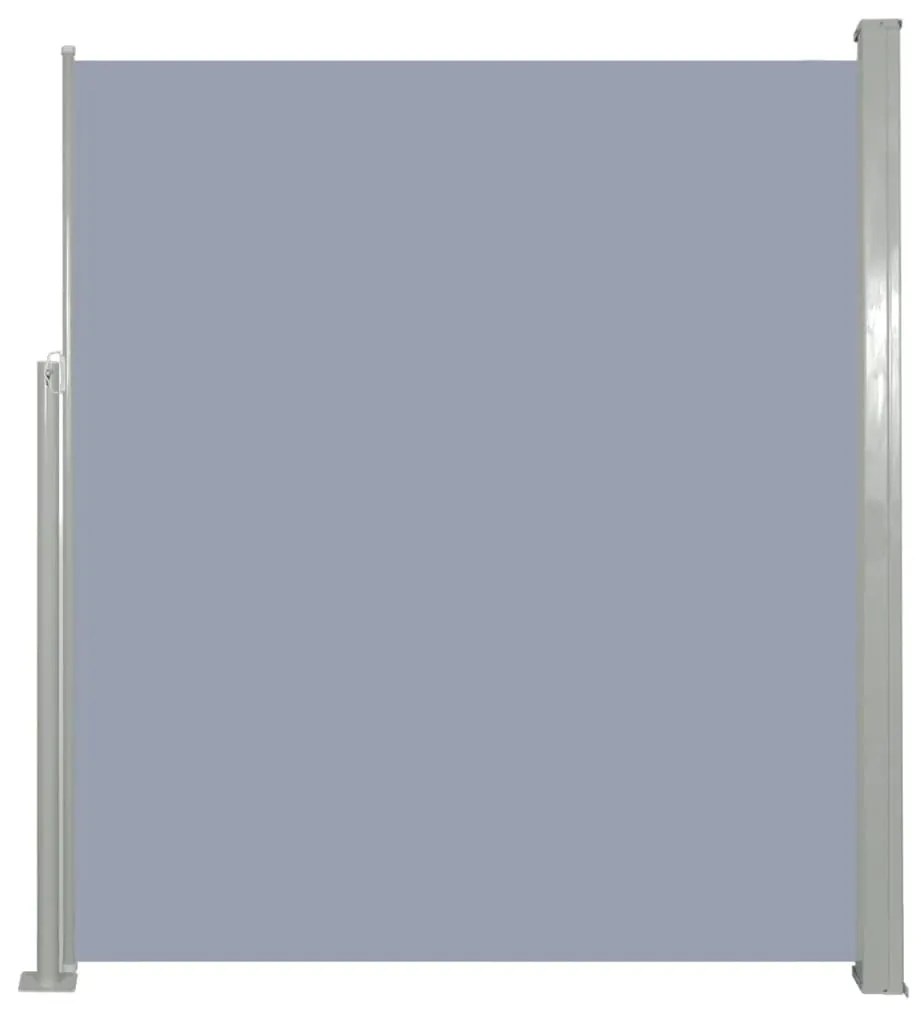 vidaXL Σκίαστρο Πλαϊνό Συρόμενο Γκρι 160 x 500 εκ.