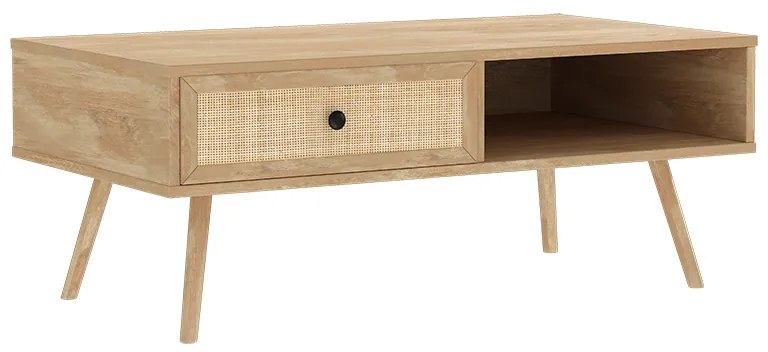 Τραπέζι σαλονιού Oslo pakoworld sonoma 110x59x41,5εκ 086-000005
