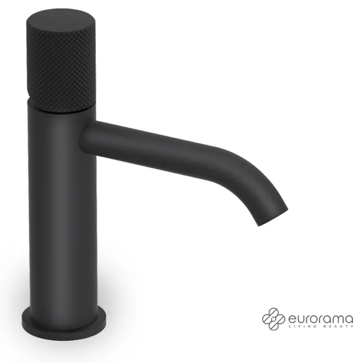 Μπαταρία Νιπτήρα με Βαλβίδα Clic-Clac Eletta Tecno Eurorama Black Matt 167309-400