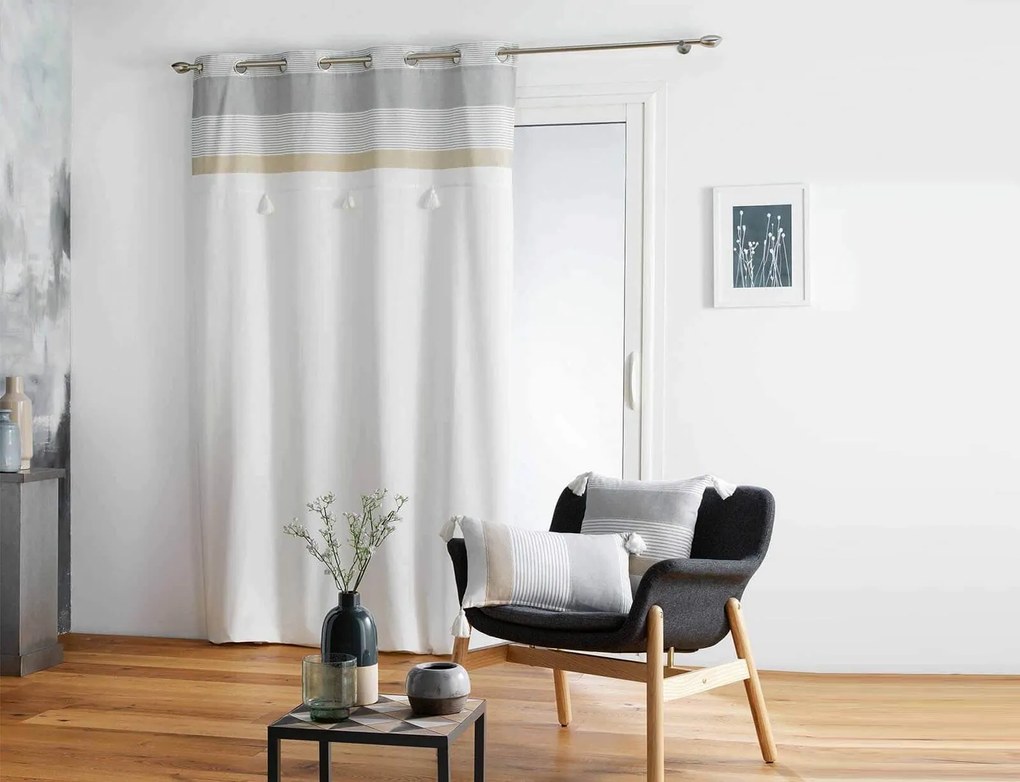 Κουρτίνα Υψηλής Σκίασης Iliade Douceur d'intérieur με τρουκς και διαστάσεις 140x240cm