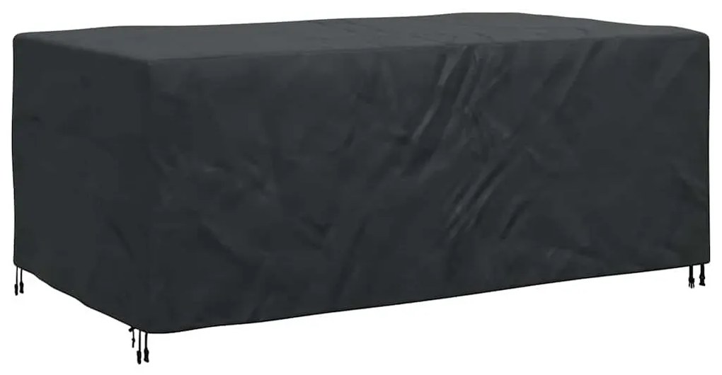 vidaXL Κάλυμμα επίπλων Μονόχρωμο Μαύρο 240 x 110 x 70 εκ. 210D