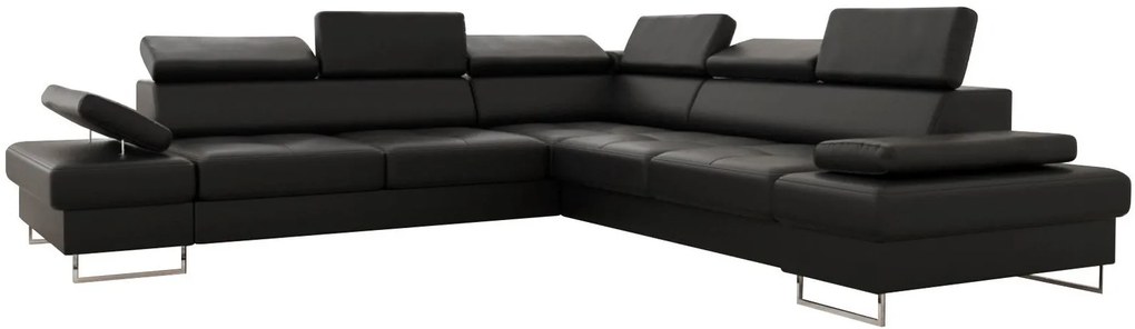 Γωνιακός καναπές Gelito Max LTHR-Mauro-Δεξιά