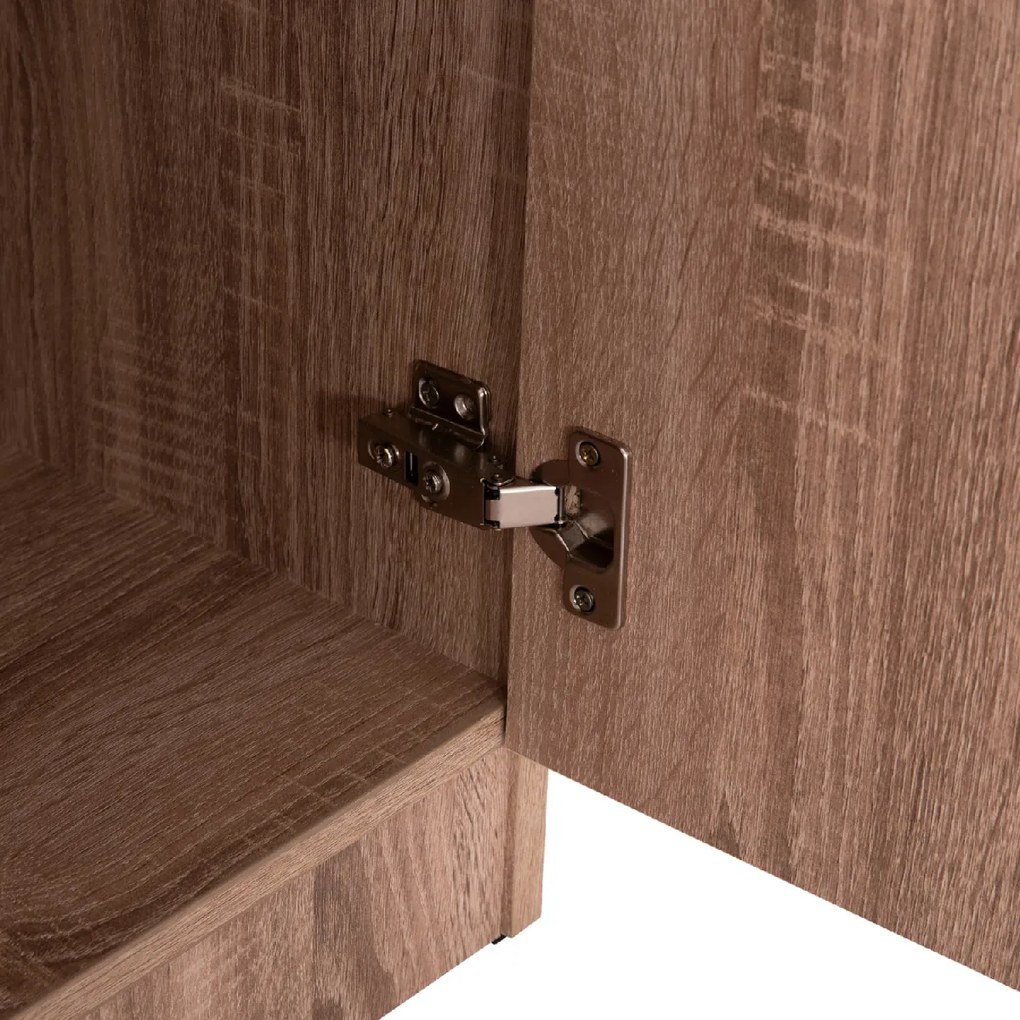 ΝΤΟΥΛΑΠΑ 3ΦΥΛΛΗ ΜΕ ΡΑΦΙΑ FUENTO HM2482.01 SONAMA OAK ΜΕΛΑΜΙΝΗ 120-116x40x123,5Υεκ.