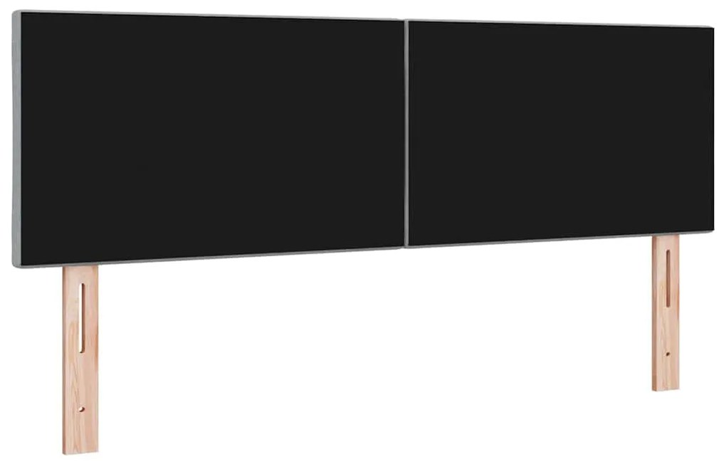 vidaXL Υφασμάτινο Κεφαλάρι Geometric Ανοιχτό γκρι 160 cm ύφασμα