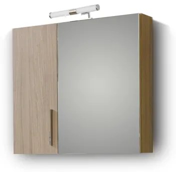 Καθρέφτης SIENA HARMONY NEW 75 3MSI075HN0 με ντουλάπια 73x14x65cm  3MSI075HN0