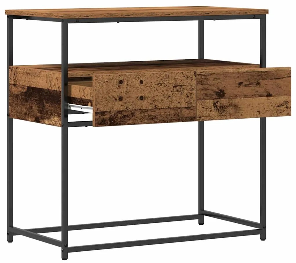 vidaXL Τραπέζι κονσόλας Παλιό Ξύλο 75 x 40 x 75 cm Επεξεργασμένο ξύλο