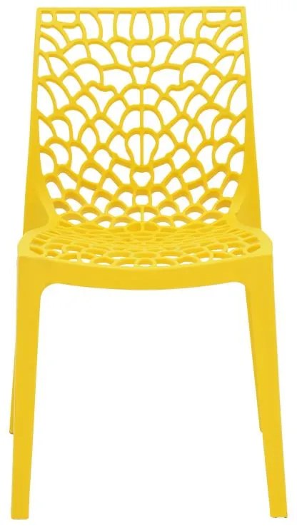 Καρέκλα Hush με UV protection PP κίτρινο 50.5x54x79.5εκ. 42x52x81 εκ.