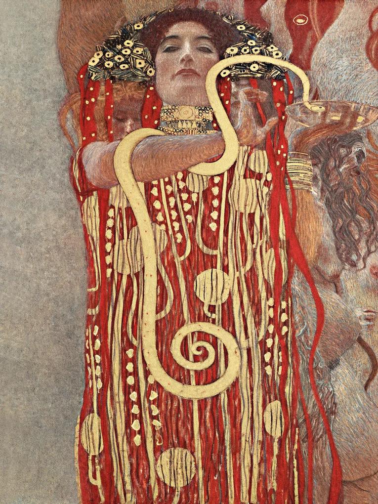 Εκτύπωση έργου τέχνης Hygieia (Vintage Portrait) - Gustav Klimt, (30 x 40 cm)