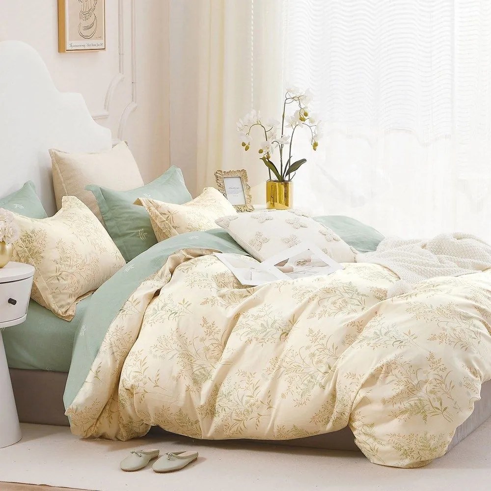 Σεντόνια Beatrix (Σετ 4τμχ) Multi Melinen Υπέρδιπλo 230x270cm 100% Βαμβακοσατέν