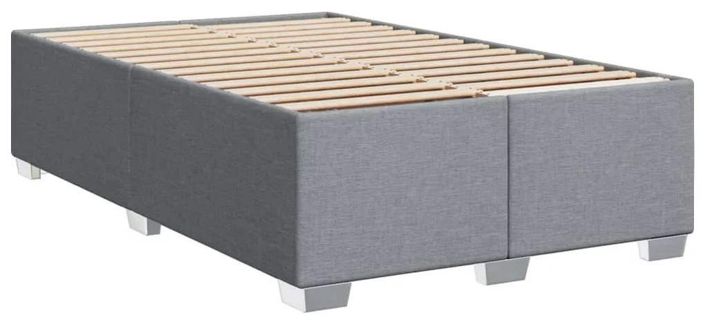 ΚΡΕΒΑΤΙ BOXSPRING ΜΕ ΣΤΡΩΜΑ ΑΝΟΙΧΤΟ ΓΚΡΙ 120X200 ΕΚ. ΥΦΑΣΜΑΤΙΝΟ 3285869