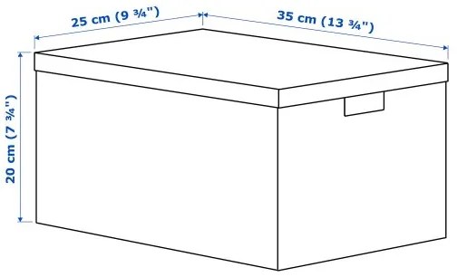 TJENA κουτί αποθήκευσης με καπάκι 303.954.77