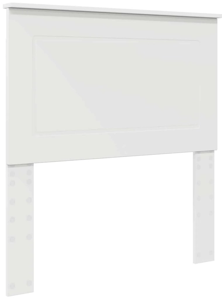 vidaXL Κρεβάτι Αποθήκης Λευκό 100 x 200 cm Επεξεργασμένο ξύλο