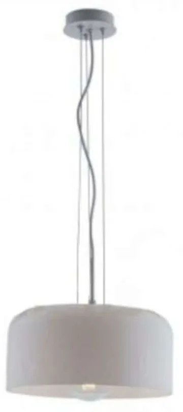 Φωτιστικό Οροφής Gibus I-GIBUS-S35 BCO 1xE27 Φ35cm 150cm White Luce Ambiente Design Glass