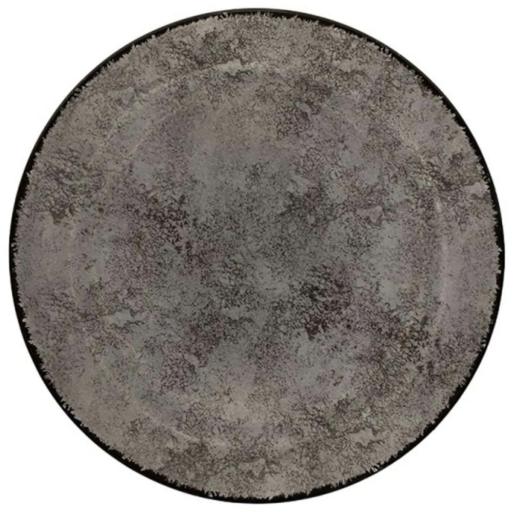 Πιάτο Ρηχό Πορσελάνινο PR18274601 27cm Grey Oriana Ferelli® Porcelain